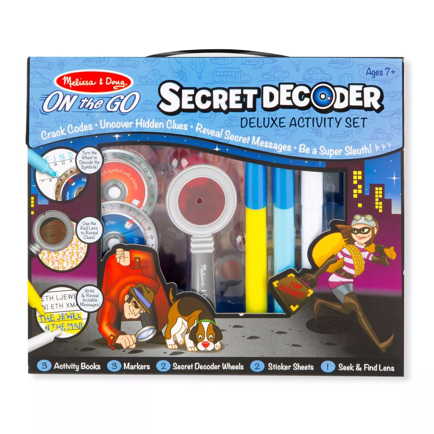 

Роскошный набор занятий «Секретный декодер Мелиссы и Дуга» Melissa & Doug