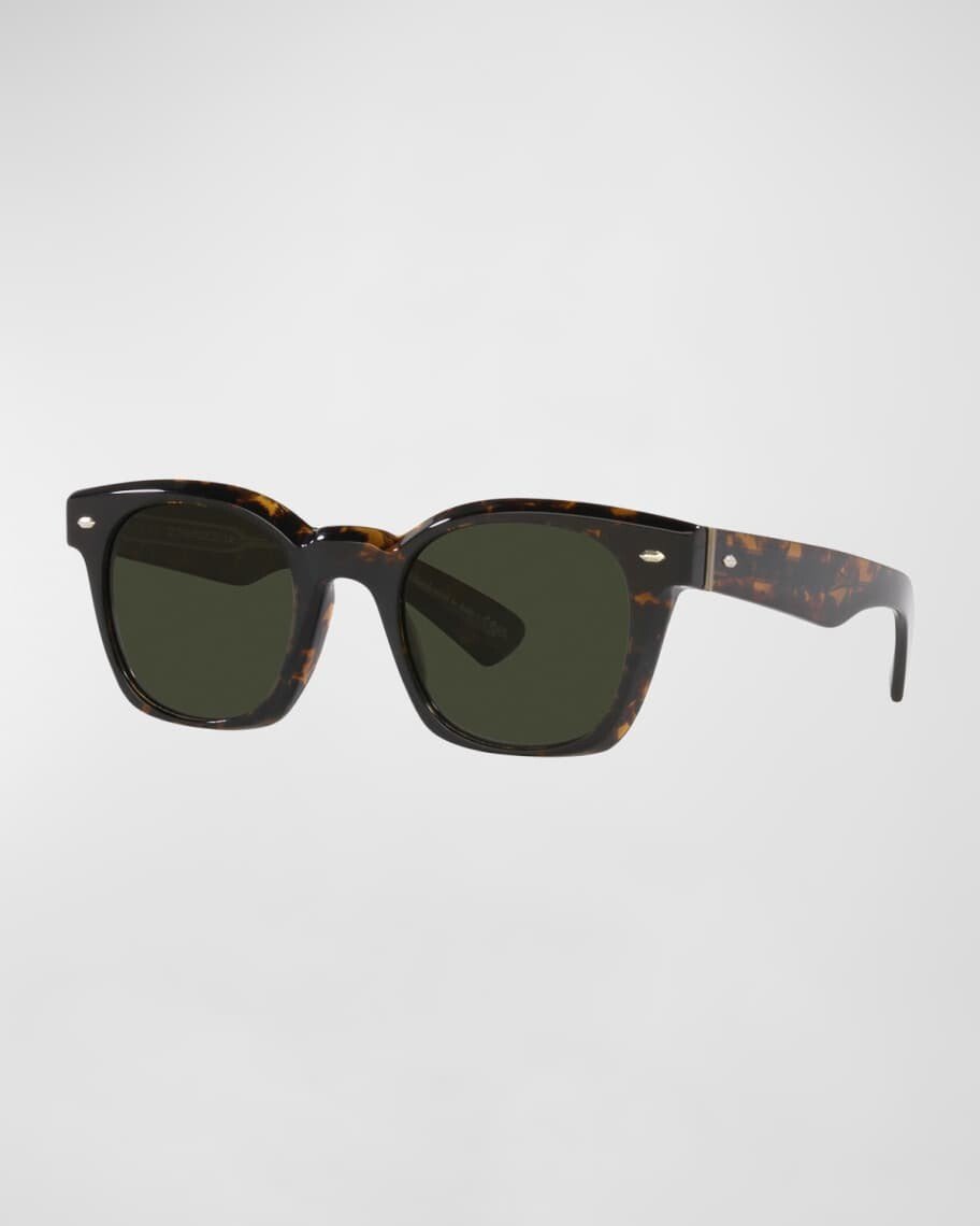 

Мужские солнцезащитные очки The Merceaux Square Oliver Peoples