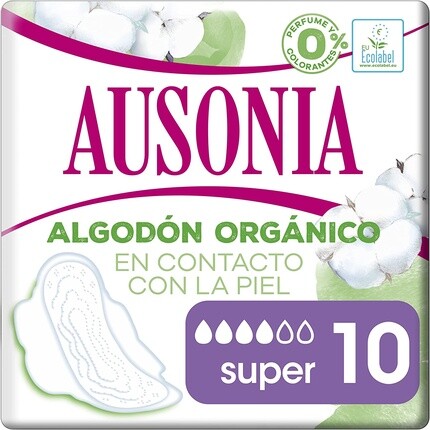 

Гигиенические прокладки Ausonia Cotton Protection Super Size 2 с крылышками 10