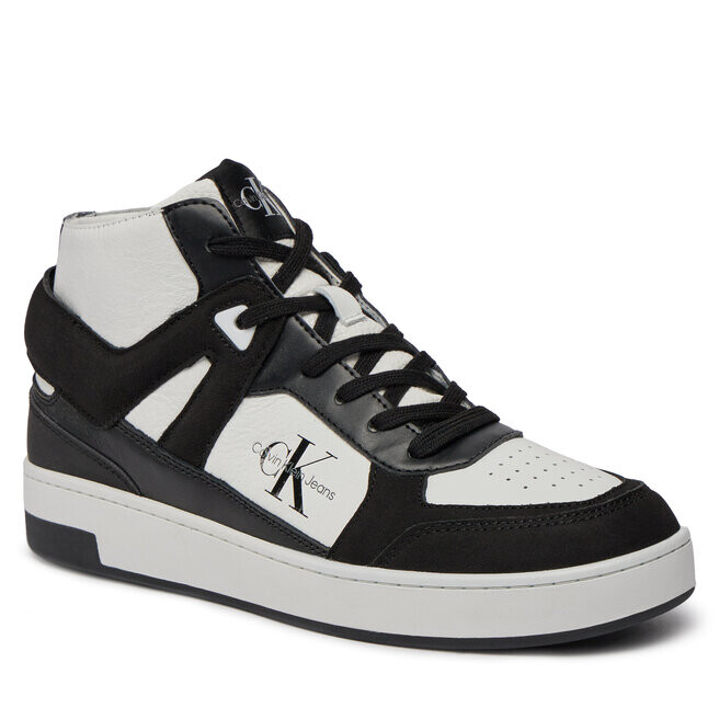 

Кроссовки Calvin Klein Jeans BasketCupsole Mid, белый, Белый;серый
