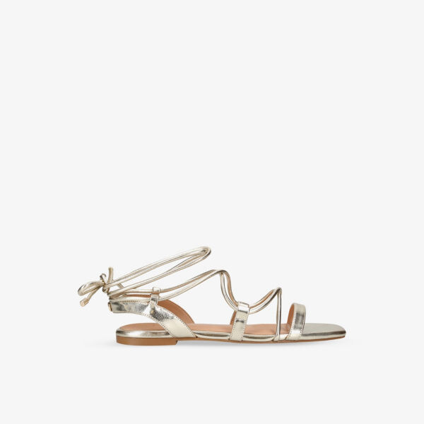 

Сандалии Riser из искусственной кожи с эффектом металлик Kg Kurt Geiger, желтый
