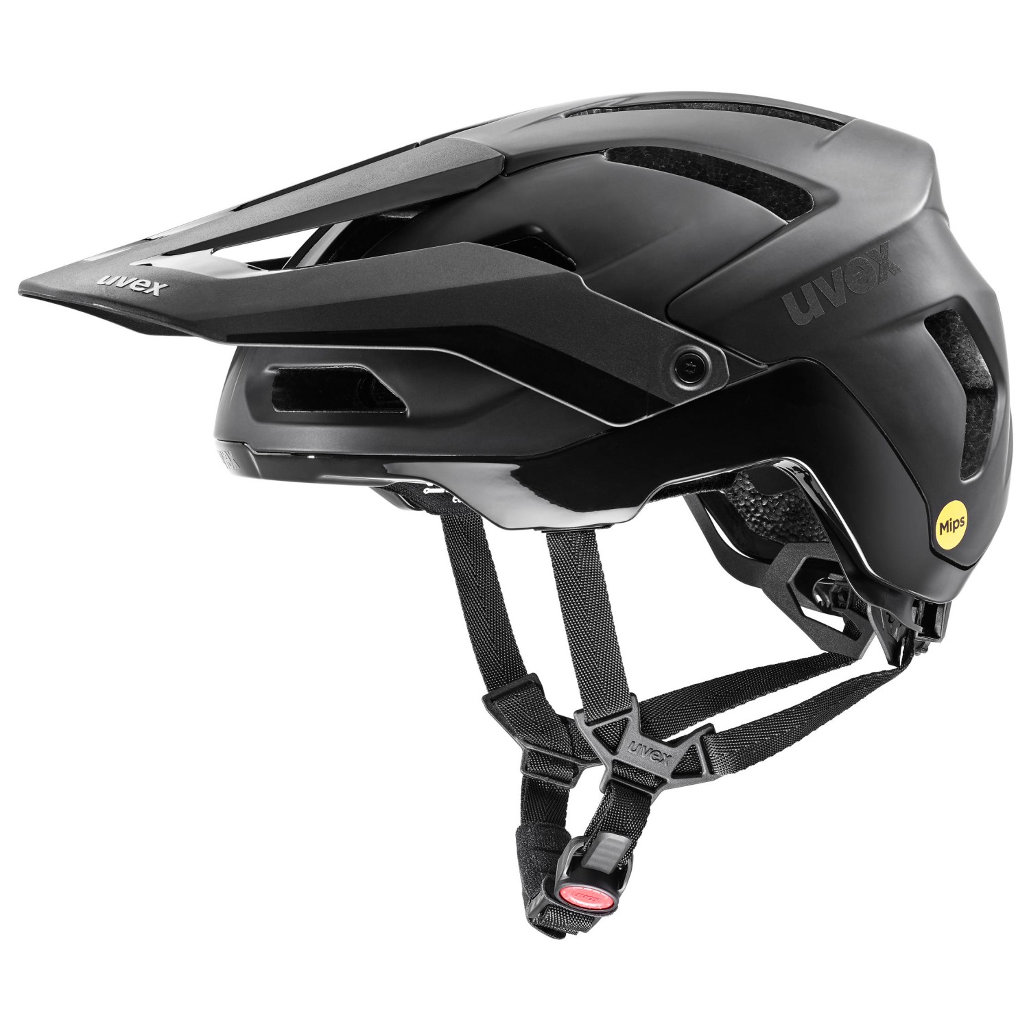 Велосипедный шлем Uvex Renegade MIPS, цвет Black Matt