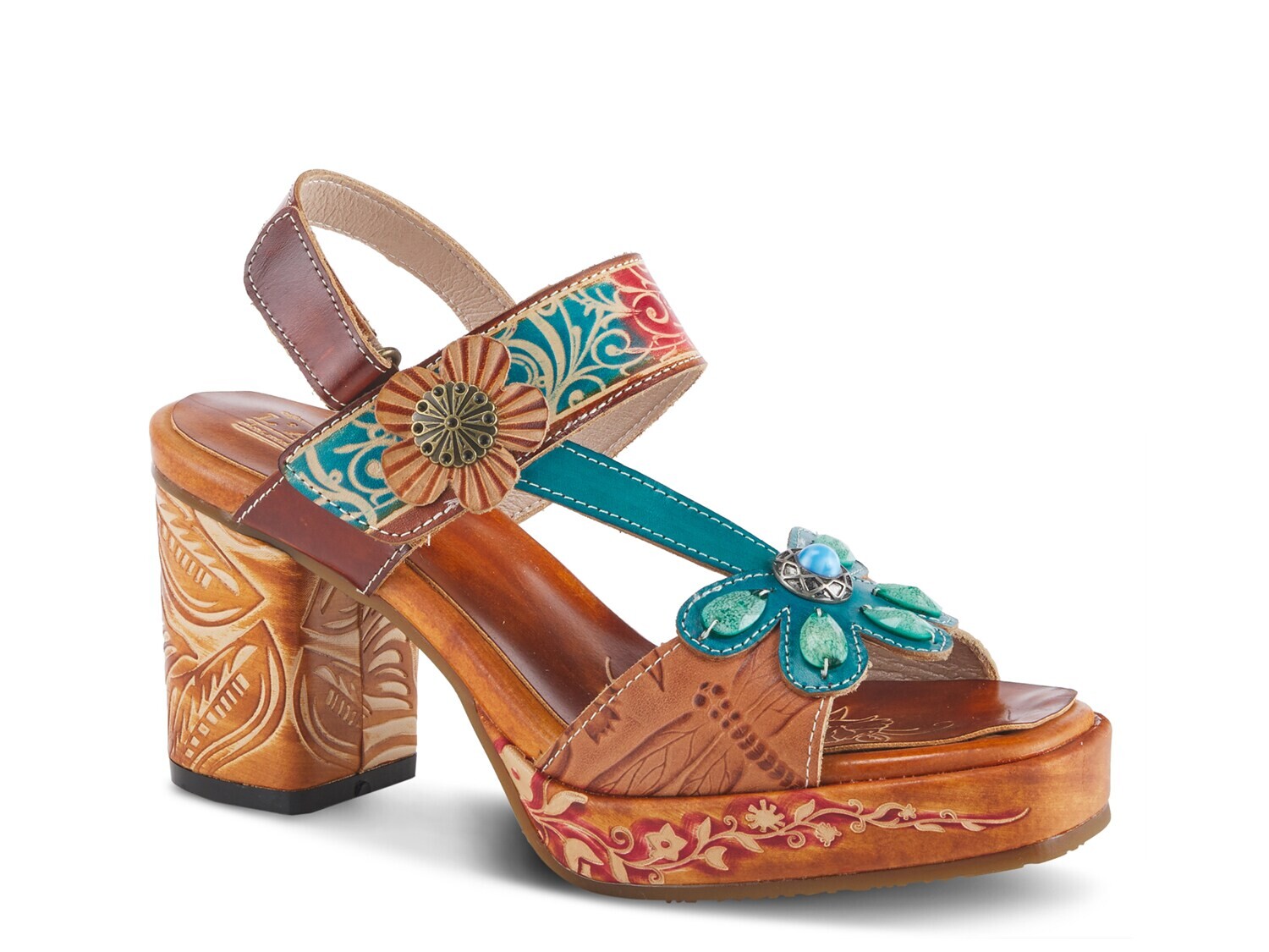 

Сандалии L'Artiste by Spring Step Gomma на платформе, коричневый