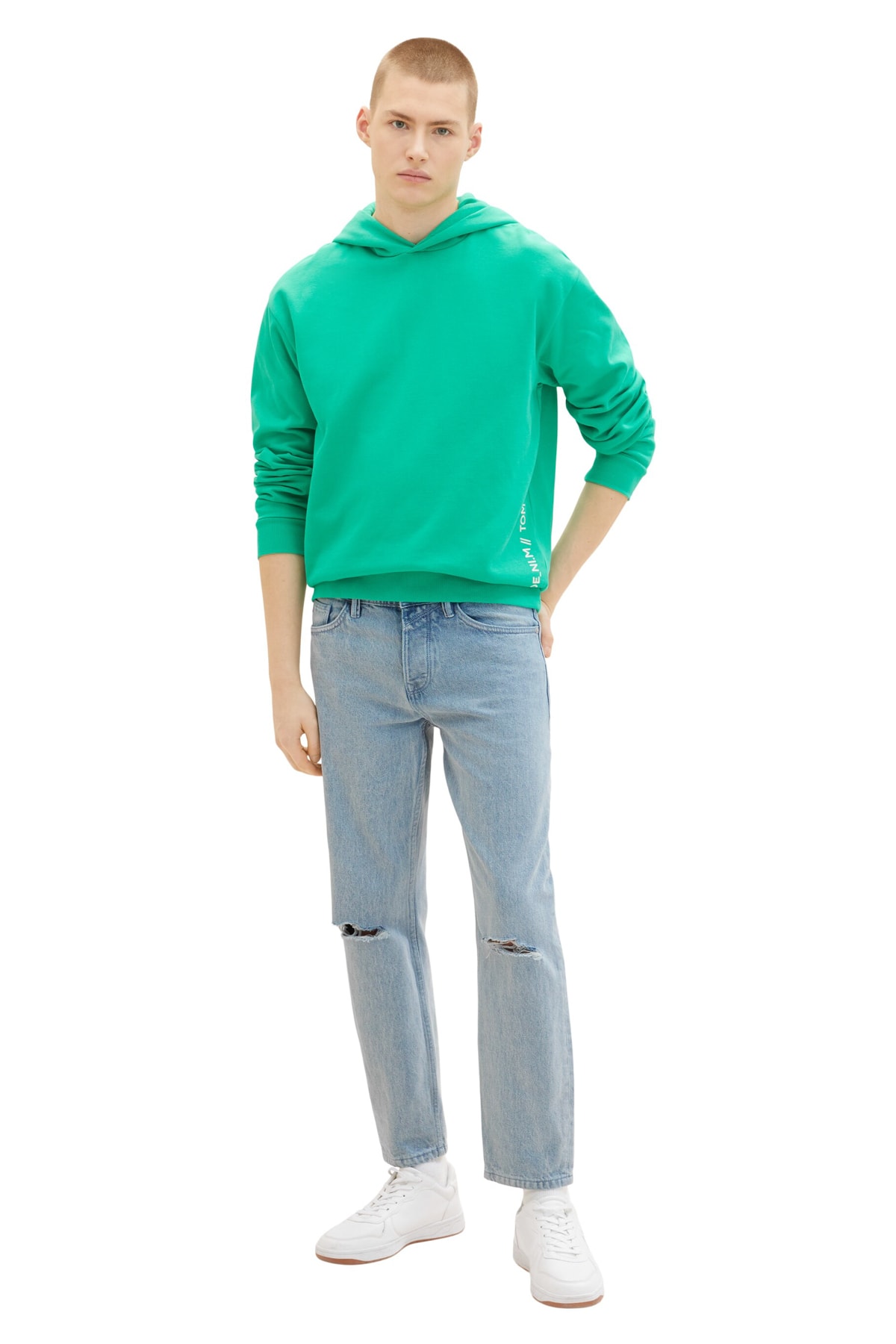 Джинсы - Зеленый - Прямые Tom Tailor Denim футболка tom tailor размер m зеленый белый