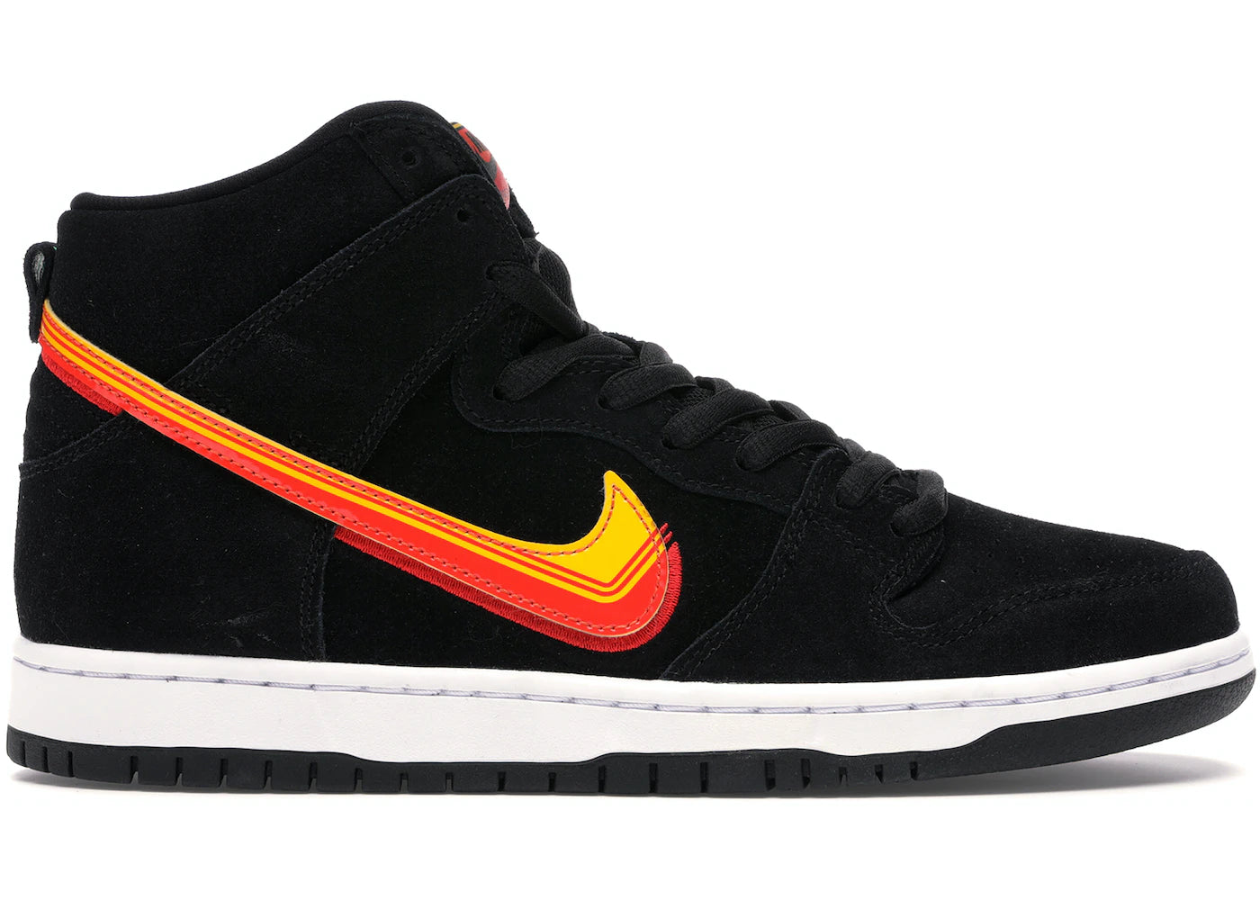 

Кроссовки Nike SB Dunk High Truck It мужские, черный / желтый