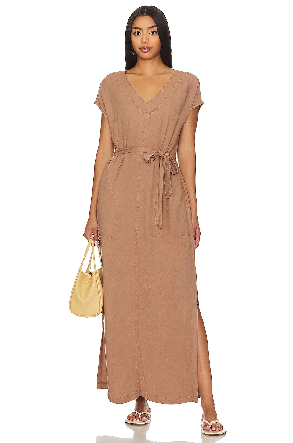 

Платье макси Splendid Evian, цвет Ash Brown