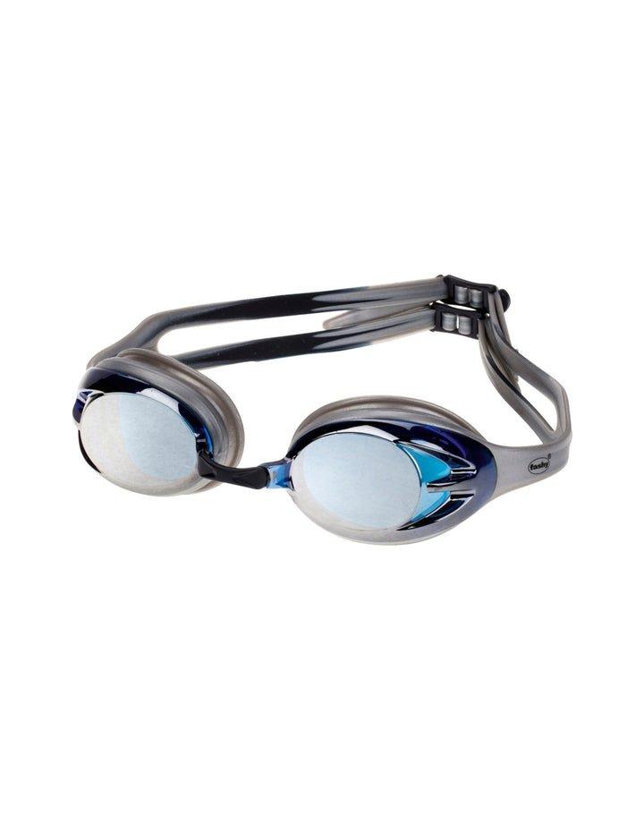 Очки для плавания с зеркальным эффектом Fashy, серебро набор для плавания и подводного плавания унисекс осьминог зеленые очки подводное плавание ласты и сумка для переноски в комплекте