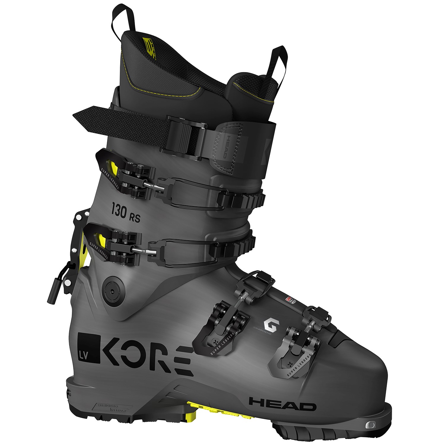 Лыжные ботинки Head KORE RS 130 GW 2024, желтый горные лыжи head kore 117 attack 14 gw 189