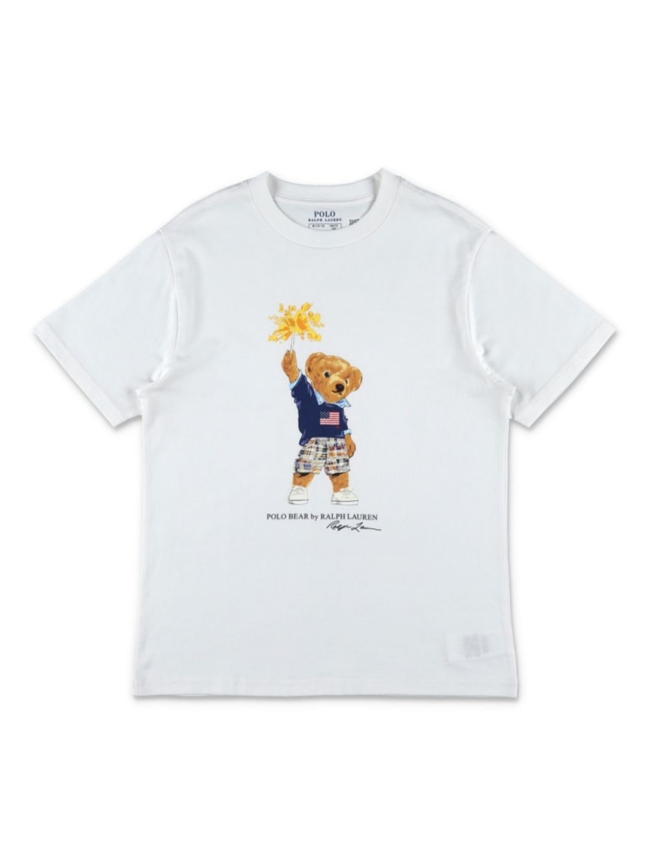 

Ralph Lauren Kids футболка Polo Bear из хлопка, белый