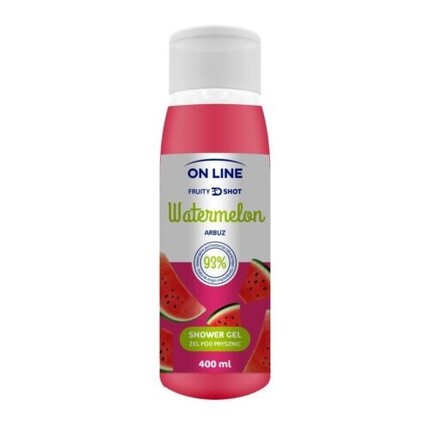 

Гель для душа On Line Fruity Shot Арбуз 400мл, Forte Sweeden