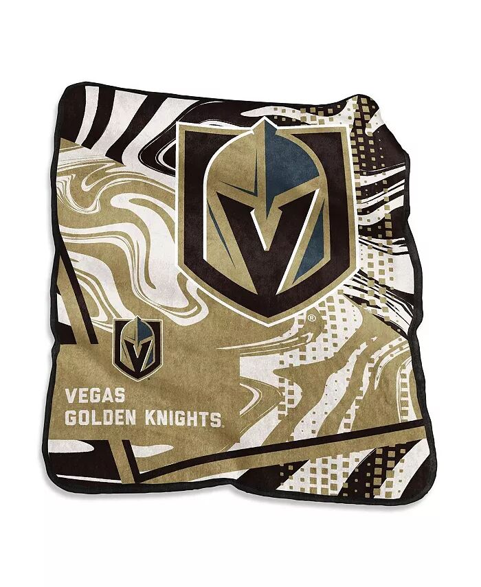 

Декоративное одеяло Vegas Golden Knights Swirl Raschel размером 50 x 60 дюймов Logo Brands, бежевый