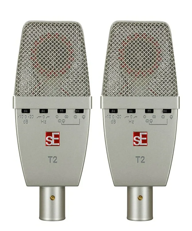 цена Микрофон sE Electronics SE T2-PAIR Factory Matched Pair of T2 Large Diaphragm Condenser Microphone