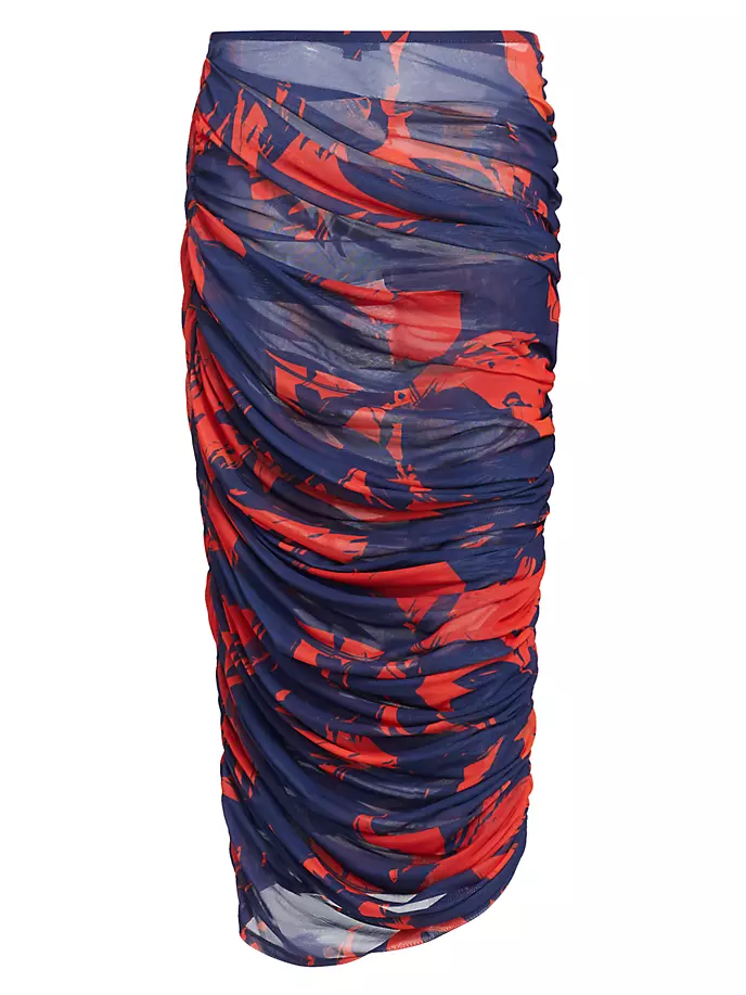 

Длинная сетчатая юбка Pace Lamarque, цвет floral