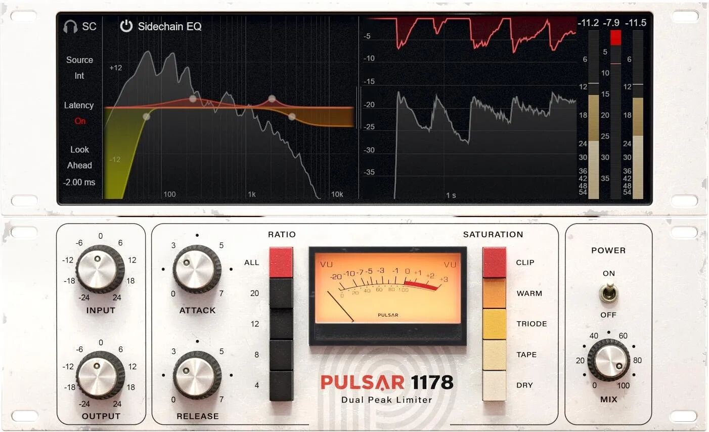 

Плагин компрессора на полевых транзисторах Pulsar Audio 1178