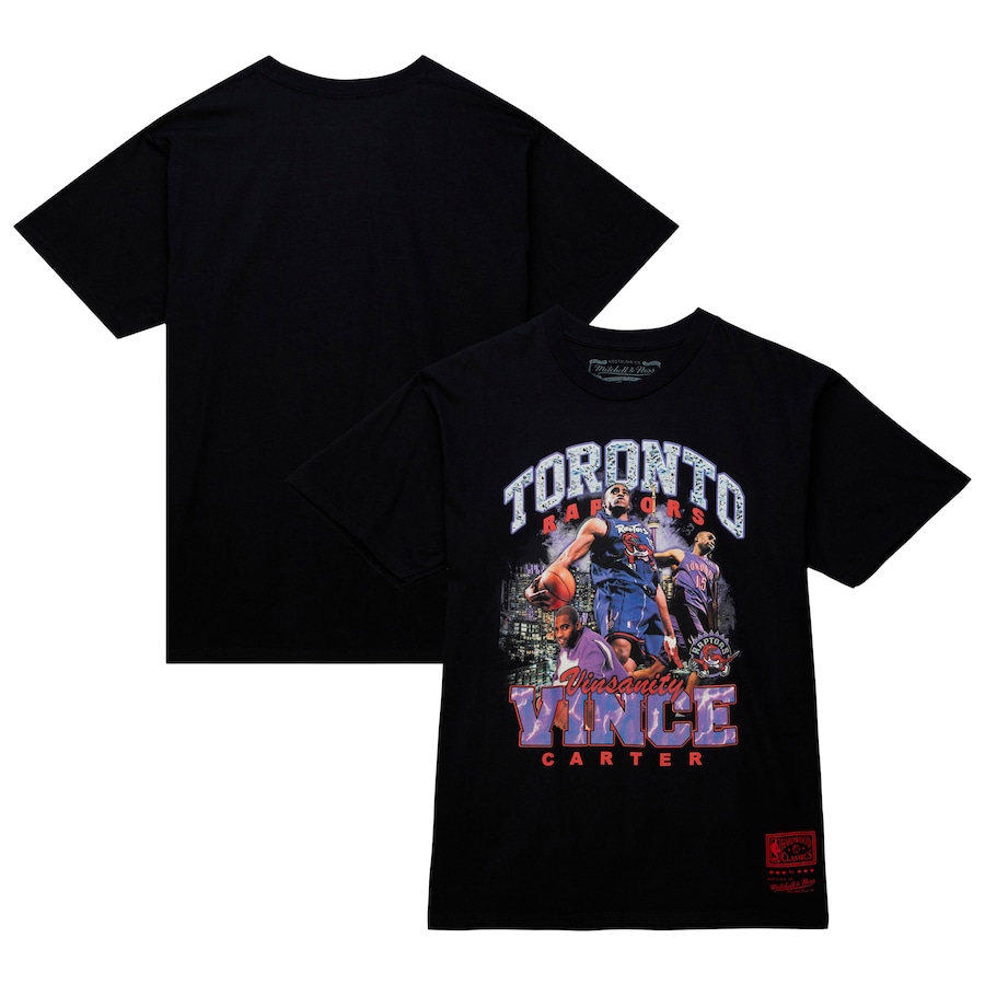 

Футболка с коротким рукавом Mitchell & Ness Toronto Raptors, черный