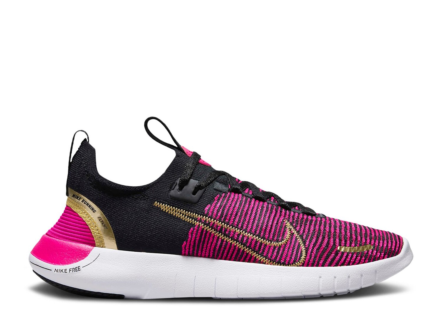 

Кроссовки Nike Wmns Free Rn Next Nature 'Black Fireberry', черный