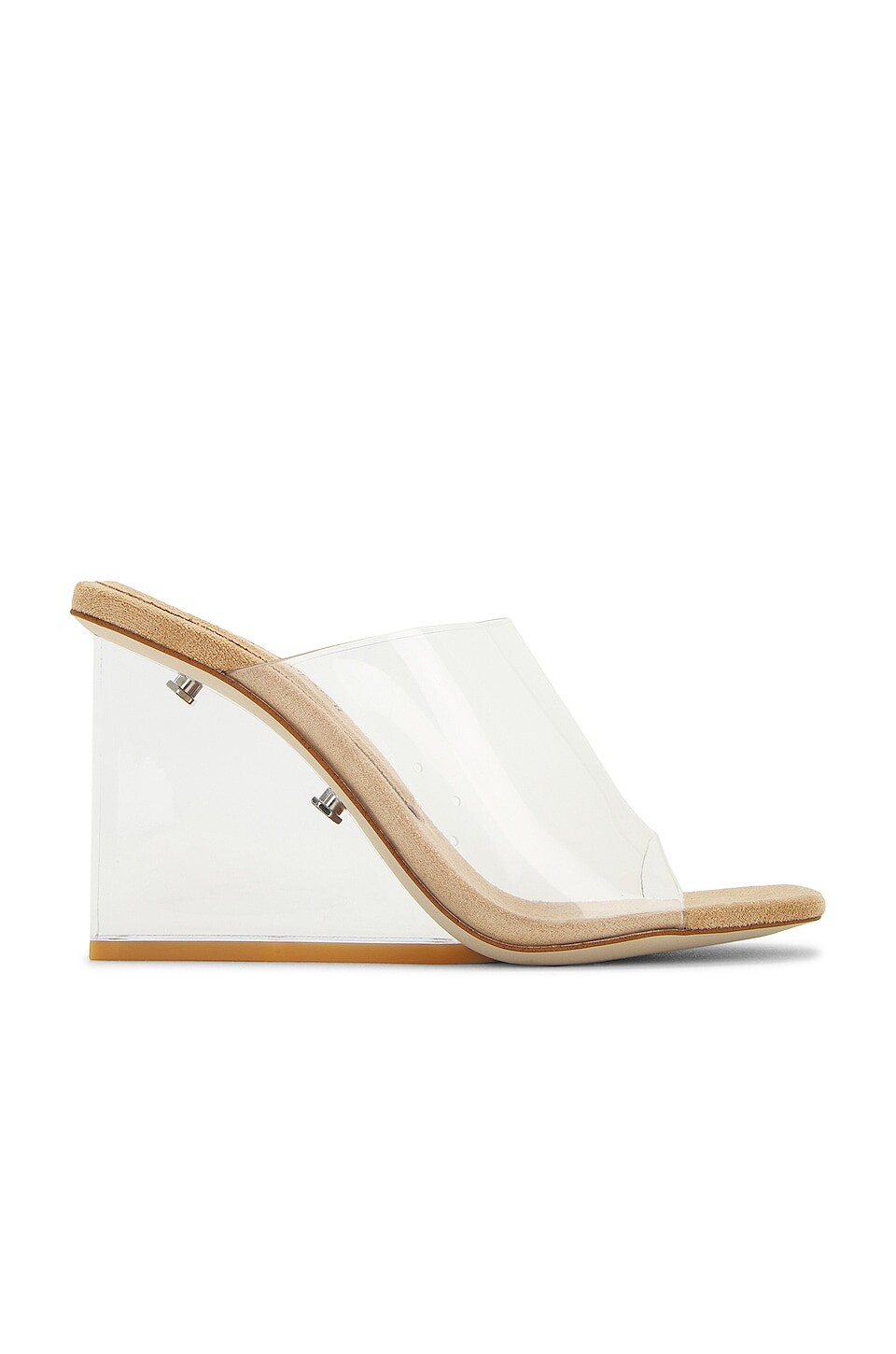 

Сандалии Jeffrey Campbell Acetate Wedge, цвет Clear