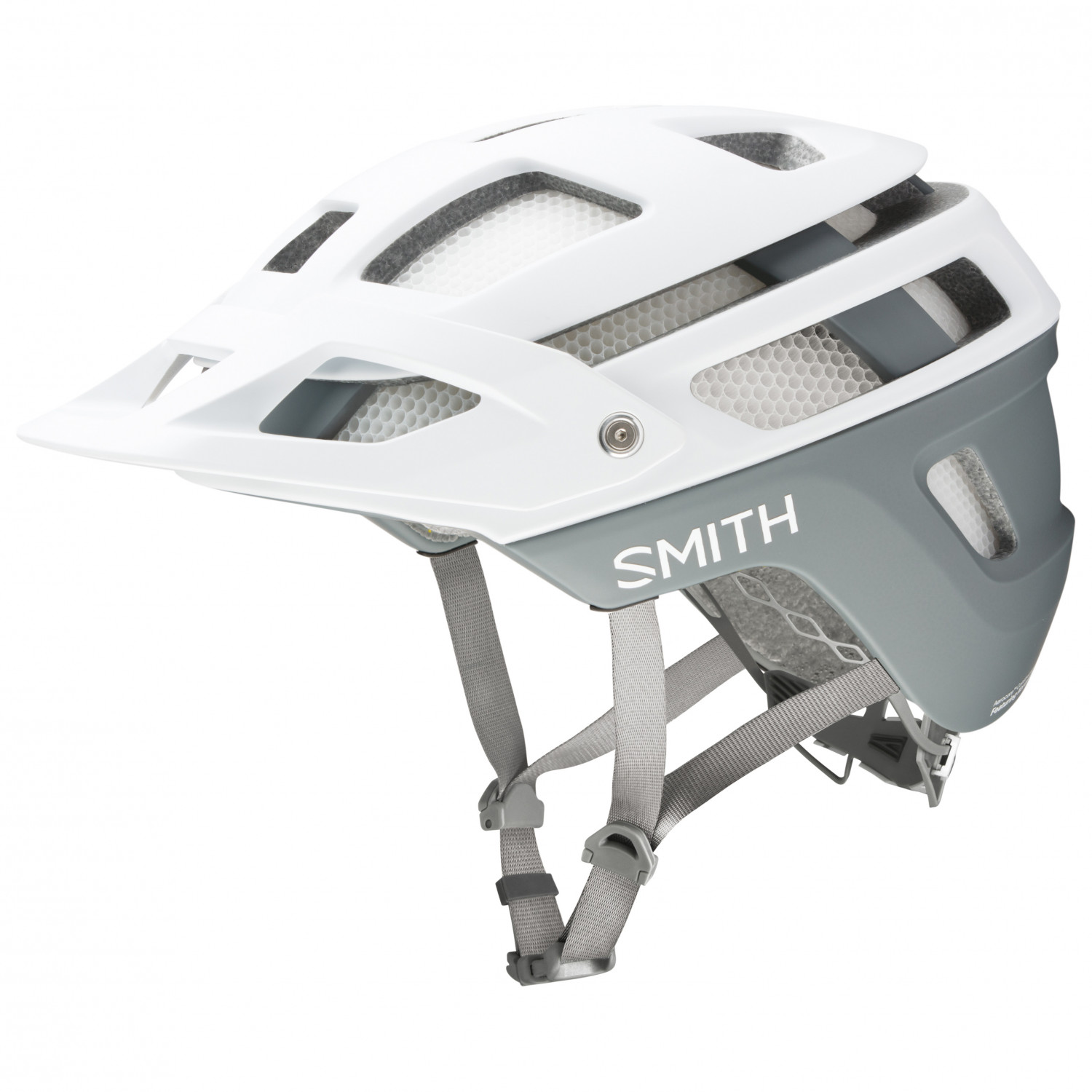 Велосипедный шлем Smith Forefront 2 MIPS, цвет Matte White/Cement