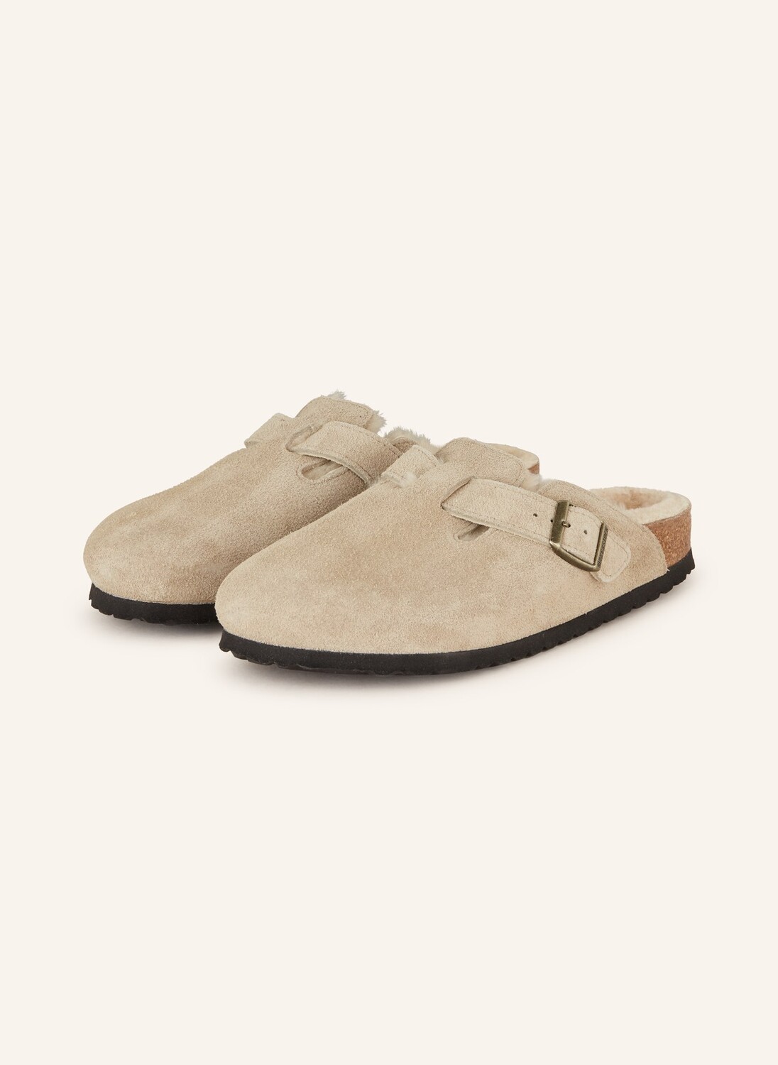 

Мюли Boston из овчины Birkenstock, коричневый