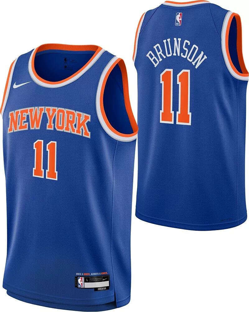 

Nike Youth New York Knicks Джален Брансон # 11 Icon Джерси