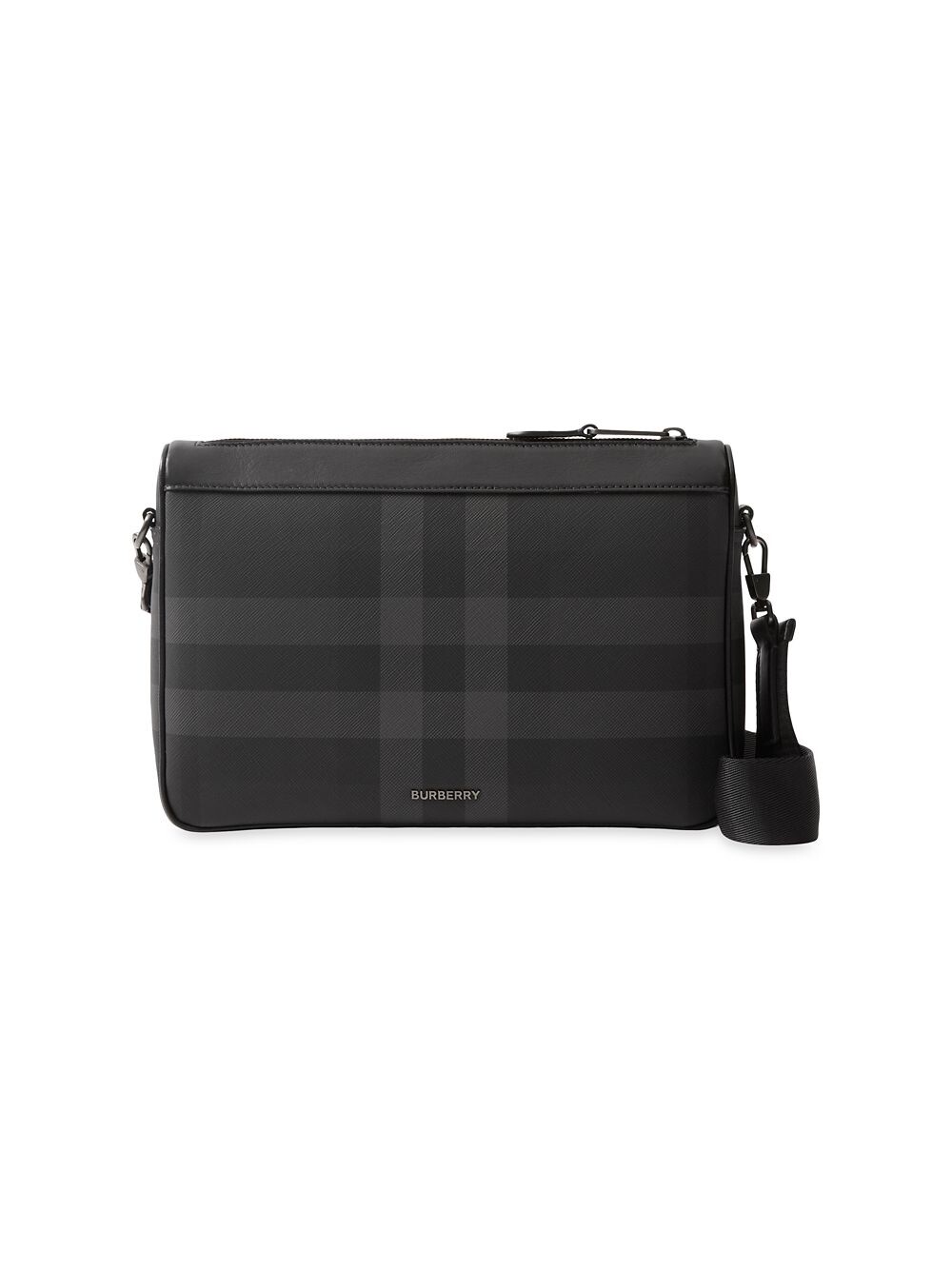 

Сумка через плечо в клетку Rambler's Top100 Burberry, угольный
