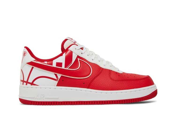 

Кроссовки Nike Air Force 1 Low 'Logo Pack', красный