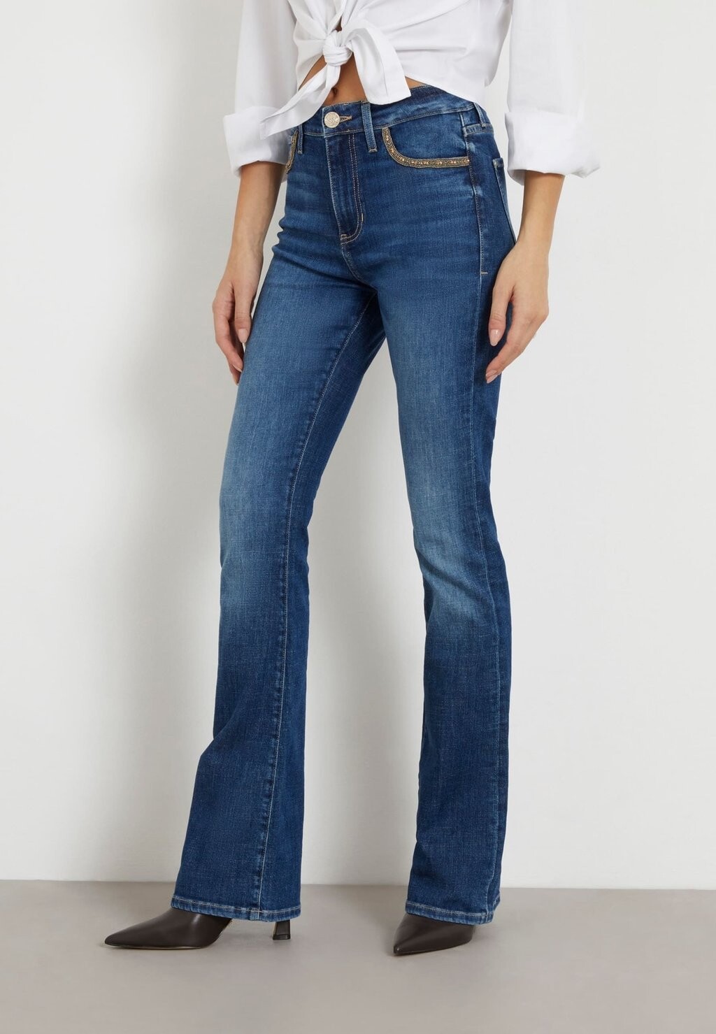 

Джинсы Bootcut High Waist Guess, синий