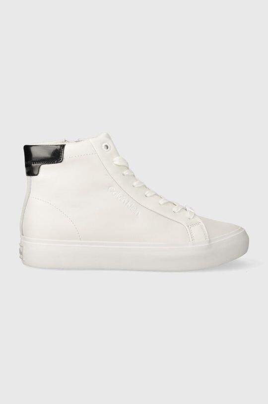 Кроссовки VULC HIGH TOP Calvin Klein, белый кроссовки calvin klein vulc black