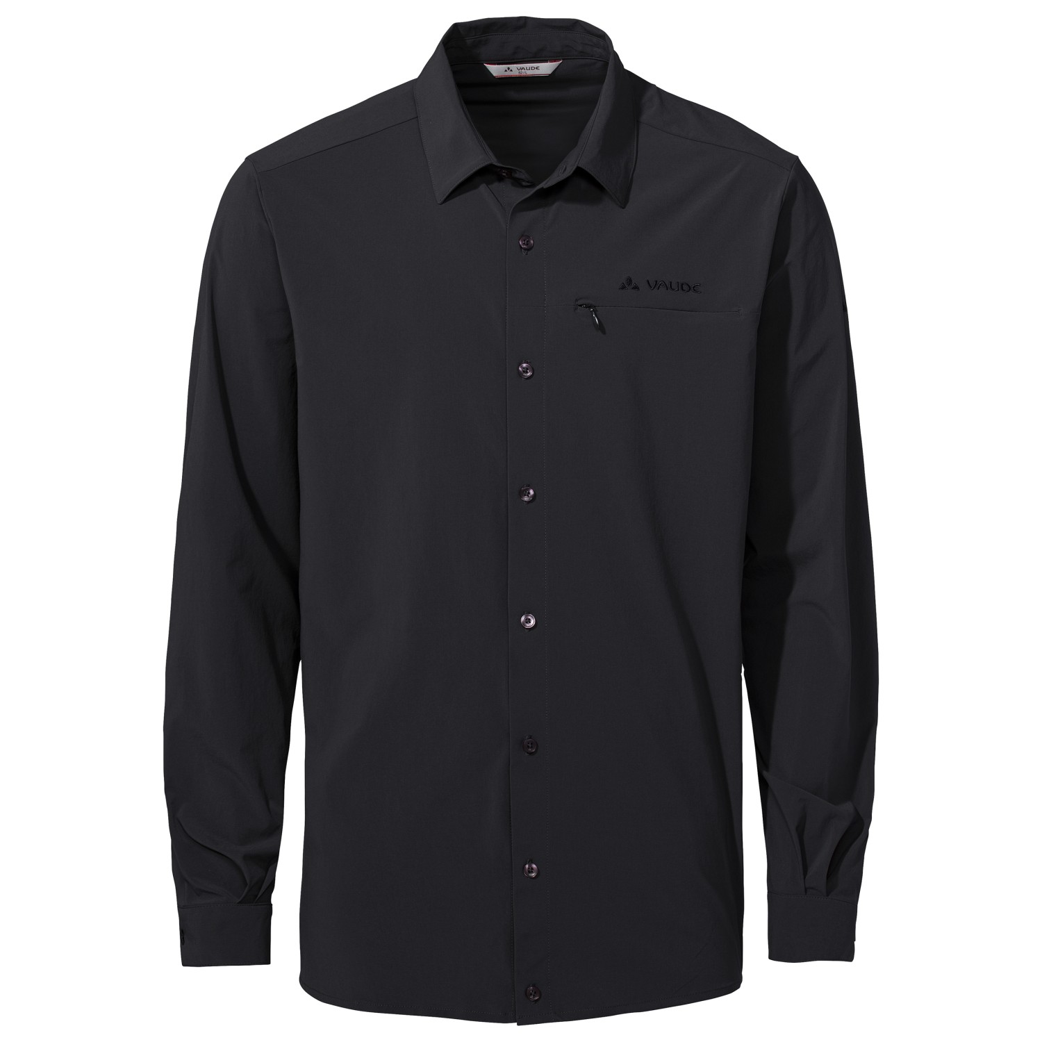 Рубашка Vaude Farley Stretch L/S Shirt, черный