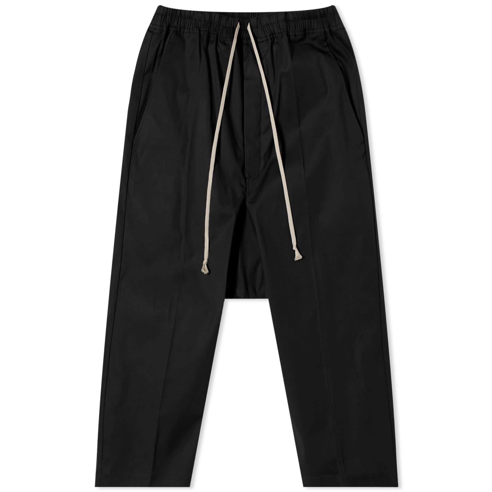 

Брюки Rick Owens Cropped Drawstring, черный