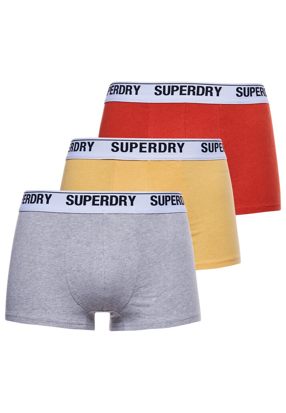 

Трусы боксеры Superdry, лимонный/пятнистый серый/лобстер