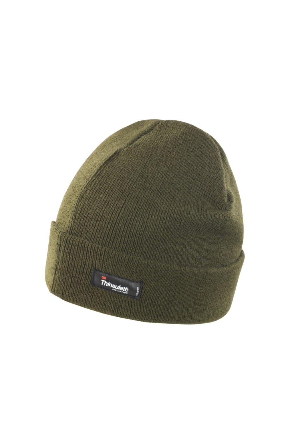 цена Легкая термозимняя шапка Thinsulate (3M, 40 г) (2 шт. в упаковке) Result, зеленый
