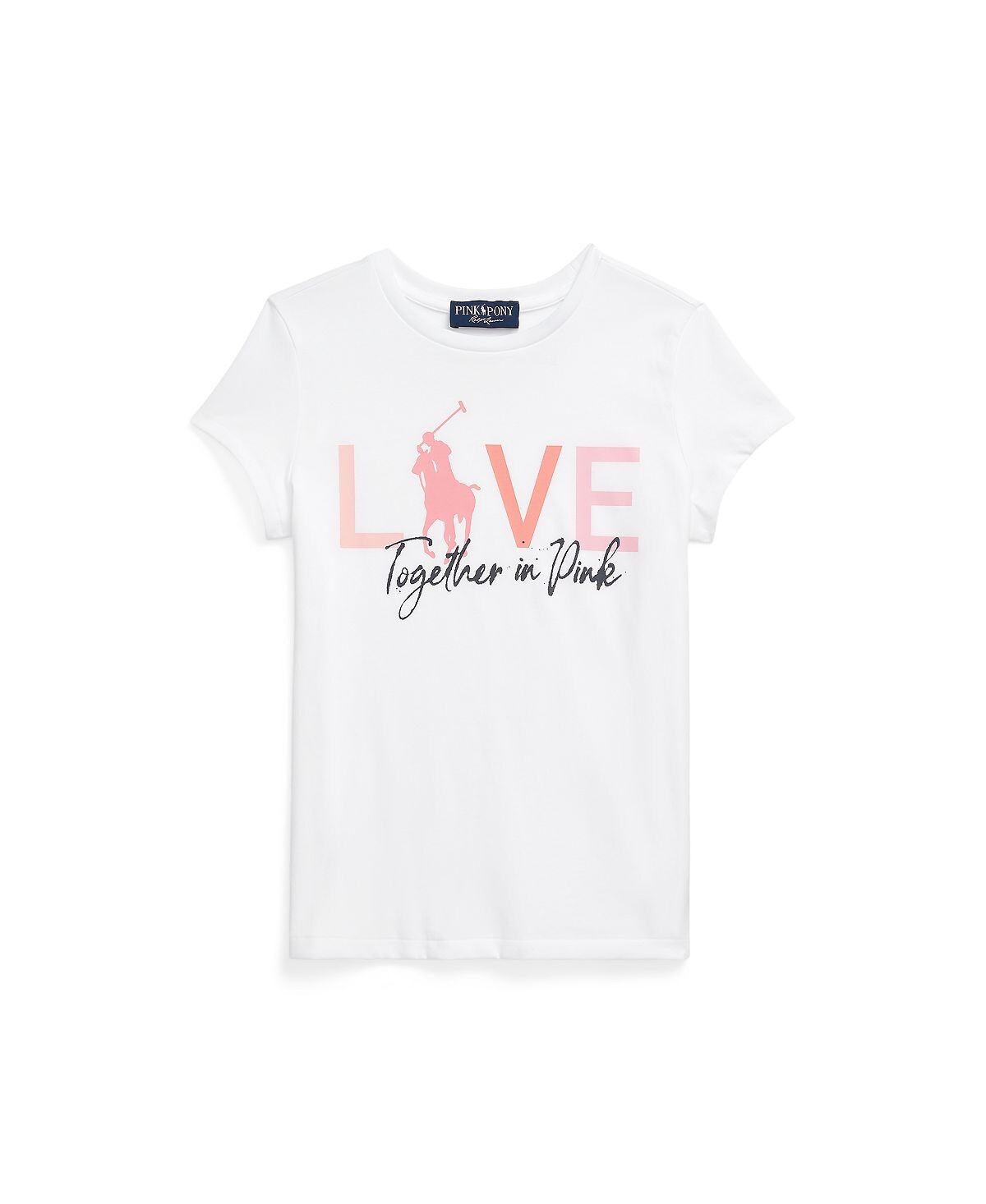 

Футболка из хлопкового джерси Big Girls с пони Polo Ralph Lauren