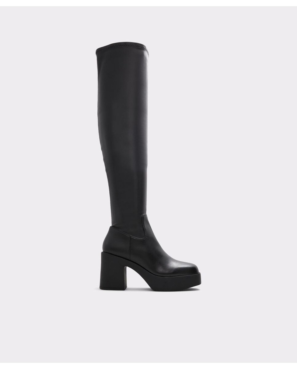 Черные женские ботинки с квадратным носком Aldo, черный цена и фото