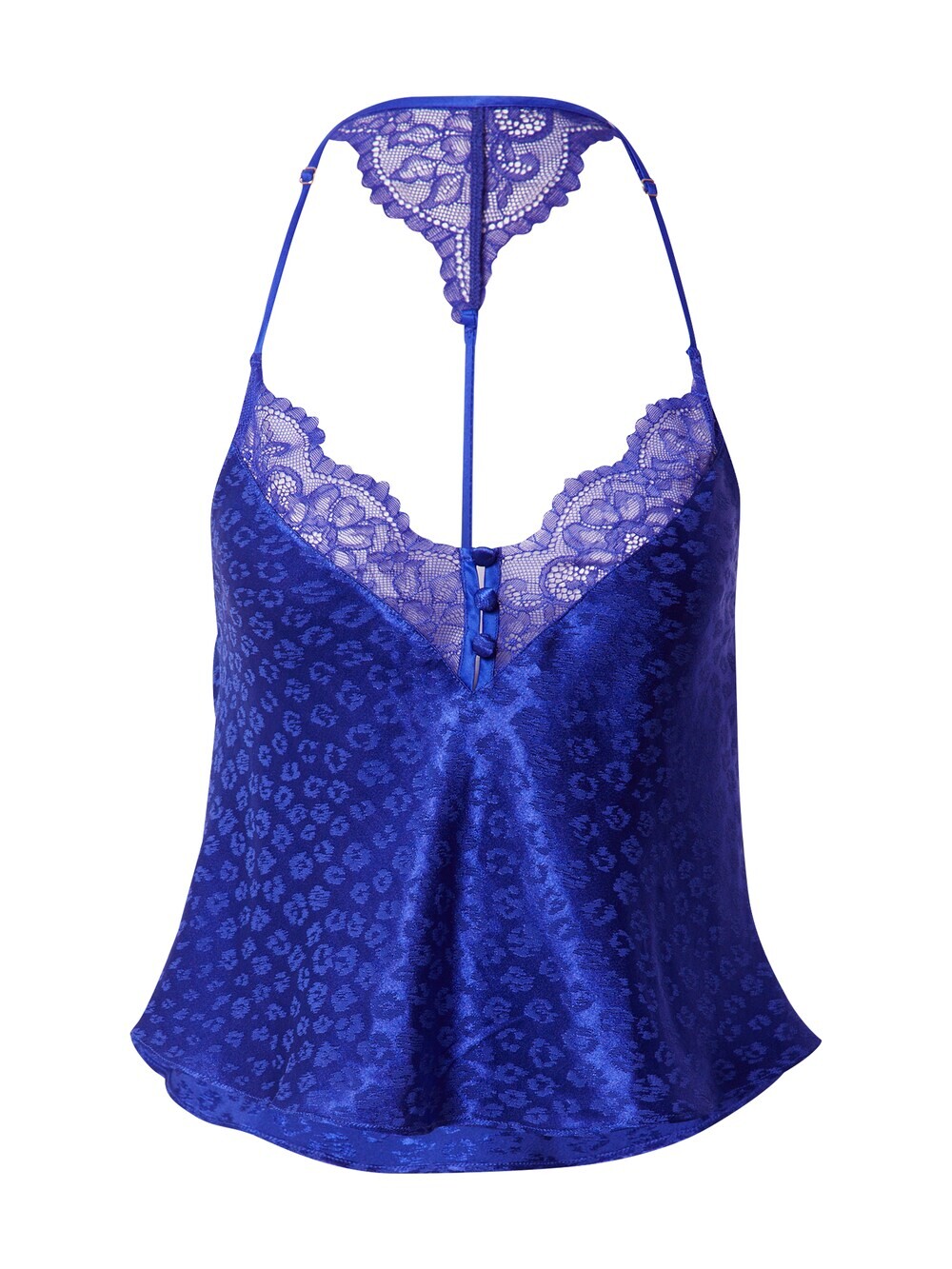 

Пижамная рубашка Hunkemöller, темно-синий/королевский синий