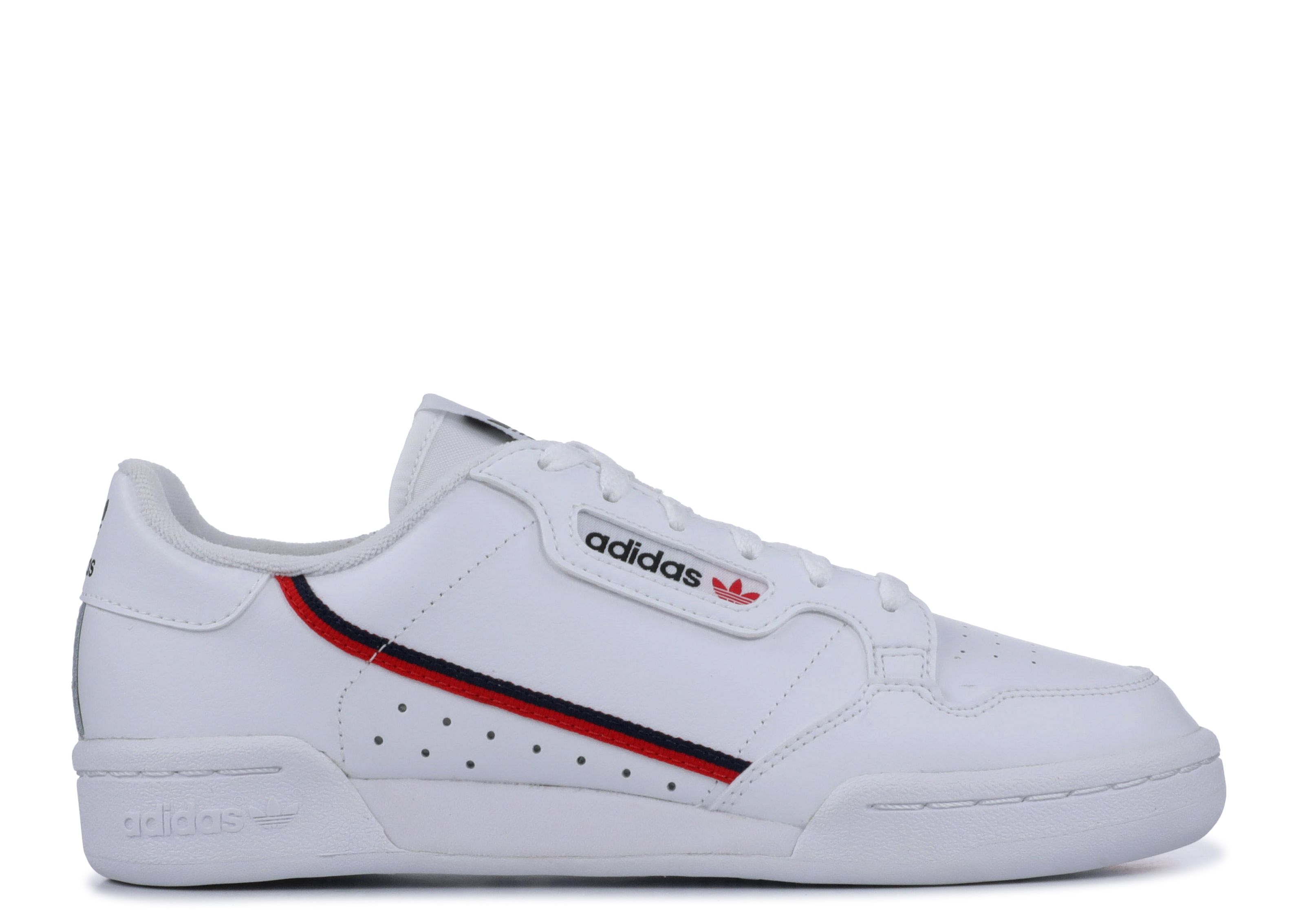Кроссовки adidas Continental 80 J 'White Navy Scarlet', белый
