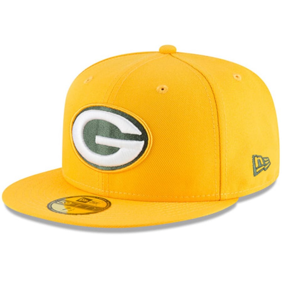 

Бейсболка New Era Green Bay Packers, золотой
