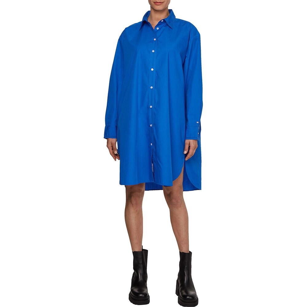 

Платье с длинным рукавом Tommy Hilfiger Oversized, синий
