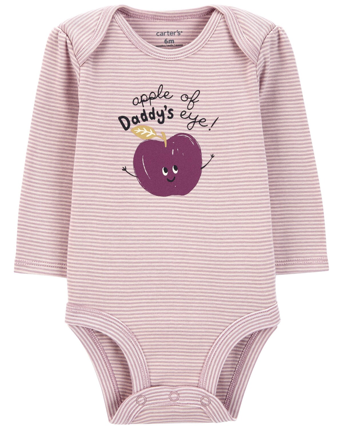

Боди с длинными рукавами Baby Uncle Carter's, фиолетовый
