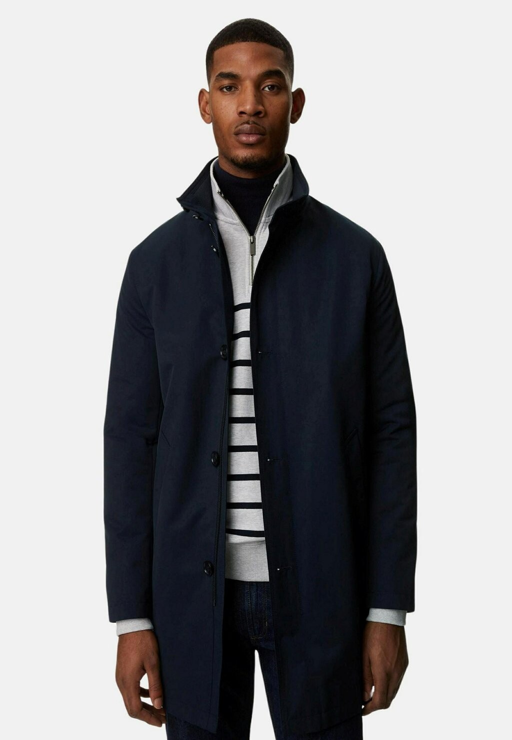 

Короткое пальто Marks & Spencer, цвет dark navy