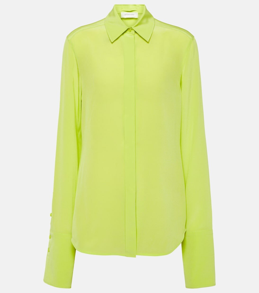 

Шелковая рубашка «алгебра» Sportmax, зеленый