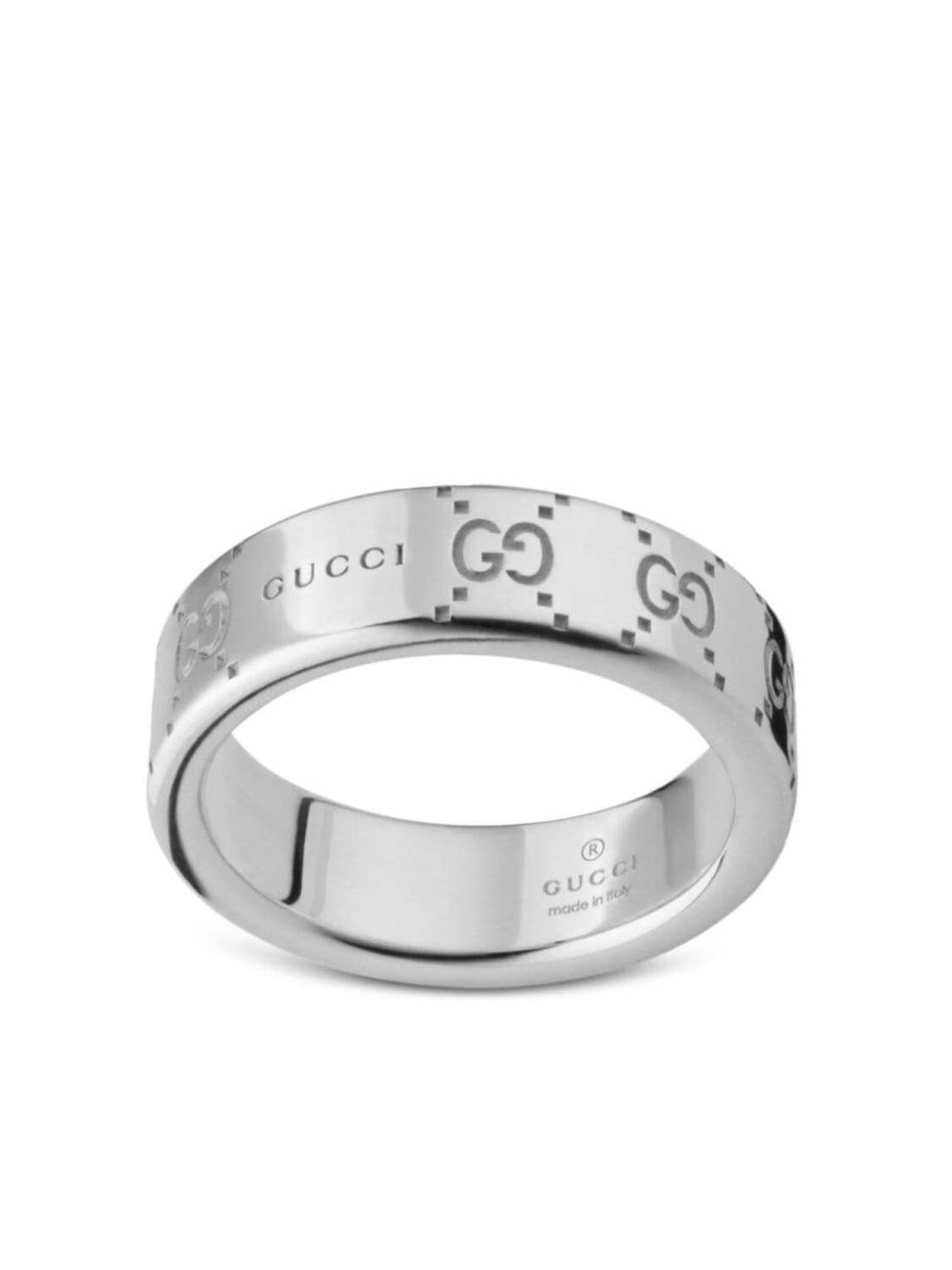 

Кольцо Signature GG из стерлингового серебра Gucci, серебряный