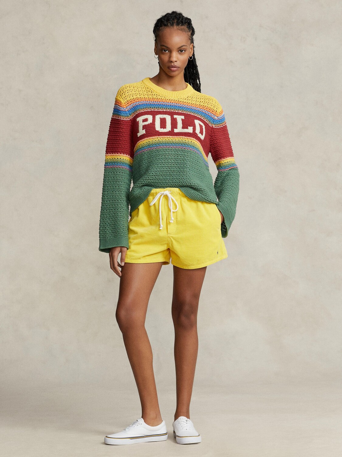 

Джемпер в полоску с логотипом Polo Ralph Lauren, мультицветный