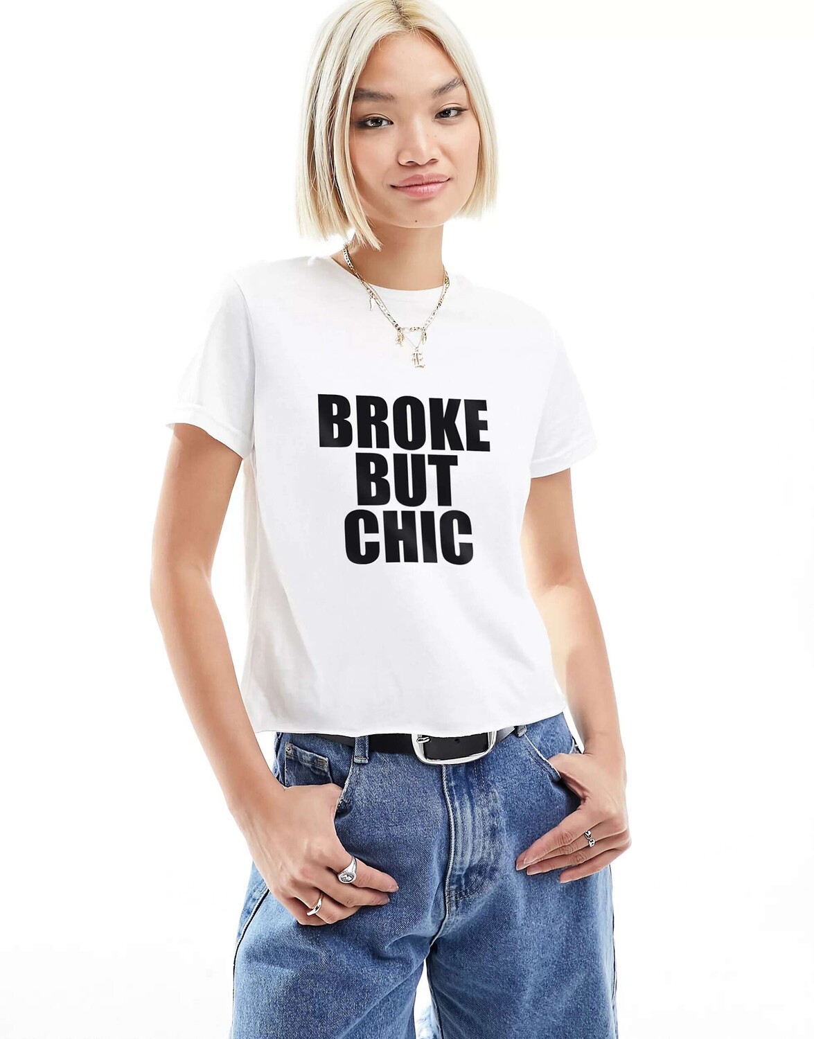 

Белая детская футболка с логотипом ASOS, Белый