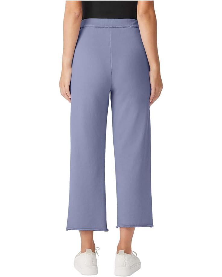 Брюки Eileen Fisher Cropped Straight Pants in Organic Cotton French Terry, цвет Delphine цена и фото
