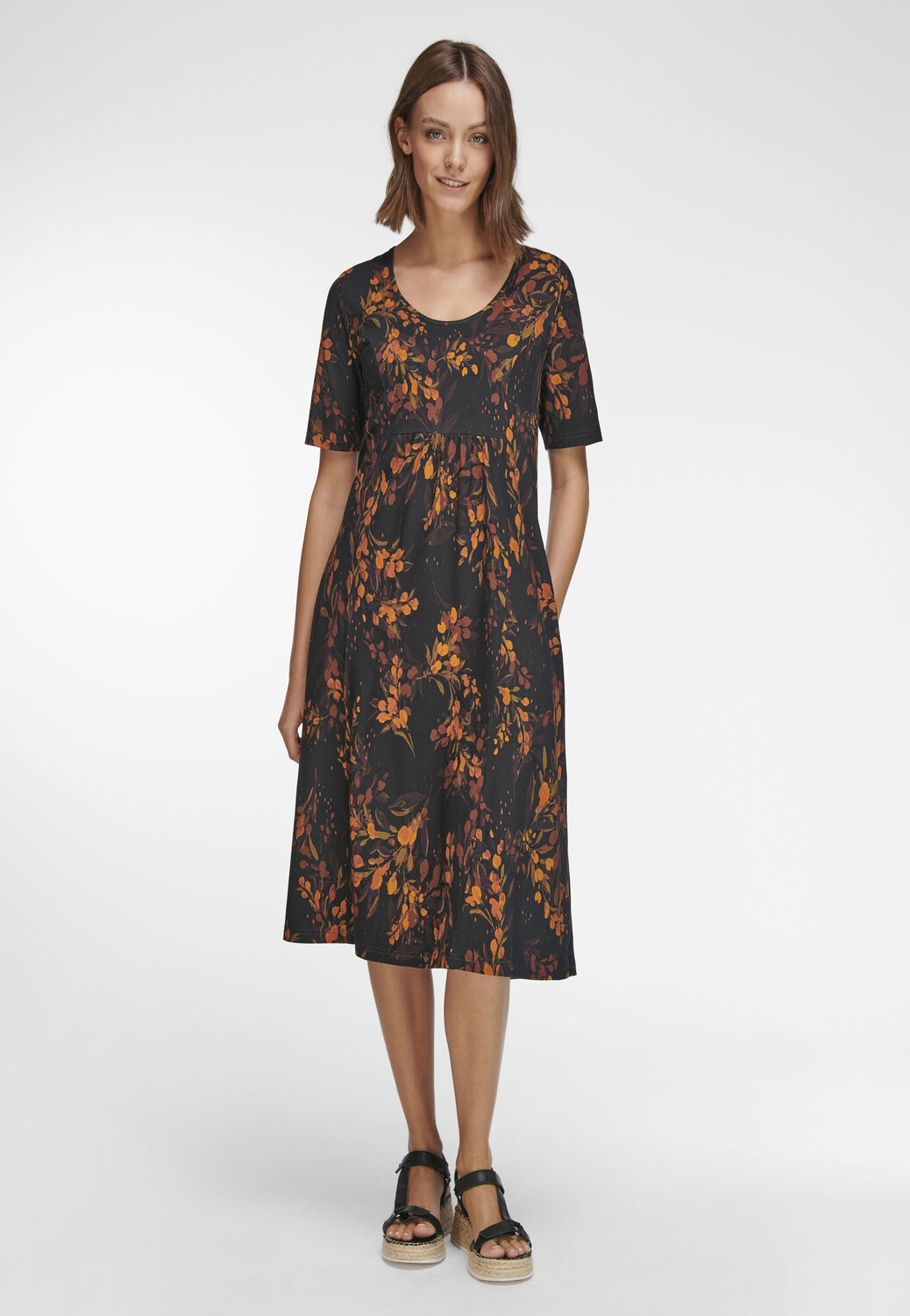 

Платье Green Cotton Midi Cotton, черный