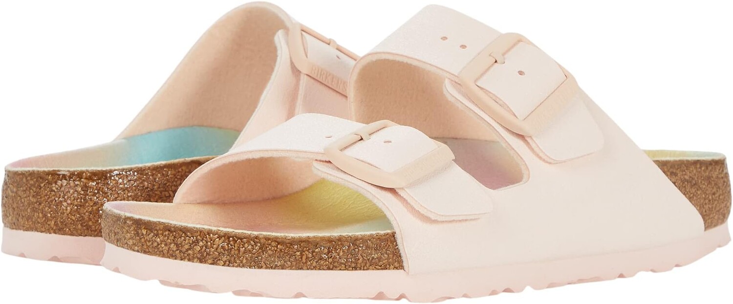 

Сандалии на плоской подошве Arizona Earthy Vegan Birkenstock, цвет Ombre Light Rose Birkibuc