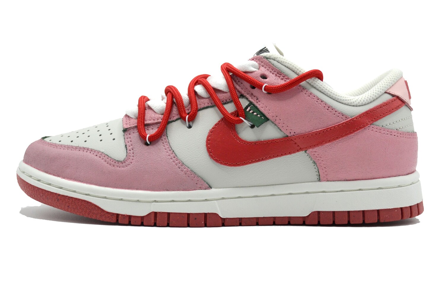 

Кроссовки Nike Dunk Skateboarding Shoes Women's Low-top Pink, розовый