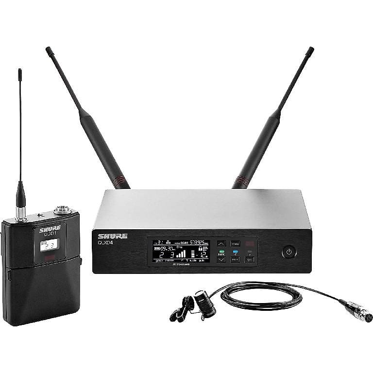 Беспроводная микрофонная система Shure QLXD Wireless Microphone System with WL85 Cardioid Lapel and Body Pack Transmitter цена и фото