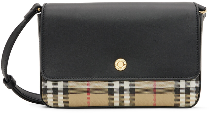 

Черно-бежевая сумка Penny Бежевая Burberry